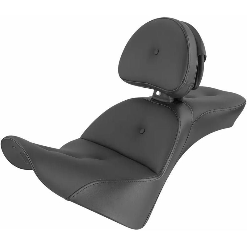 Saddlemen Explorer Touring Motorcycle Seat for Harley 18-24 Softail FLDE / FLHC / FLHCS / FLSL / Pillow Top / With Backrest