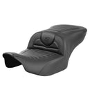 Saddlemen Roadsofa Tuck-n-Roll Seat for Harley 24-25 Touring Road Glide / Street Glide / Carbon Fiber / Without heating / Without backrest  - Customhoj