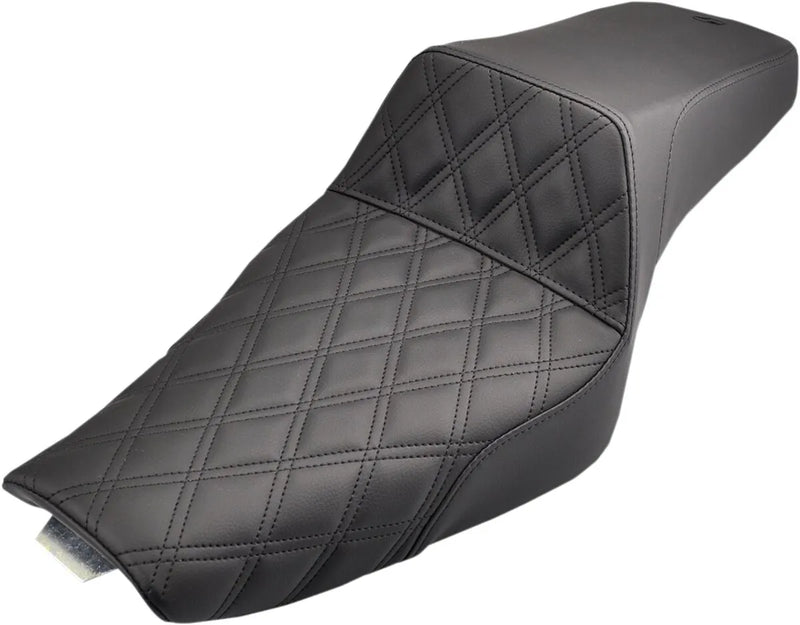 Saddlemen Step-Up Front Lattice Stitch for Harley 04-22 XL Sportster (with 7.9 / 12.5 liter tank) / Black  - Customhoj