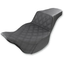 Saddlemen Step-Up Front Lattice Stitch for Harley 08-25 Touring (excl. 23-25 CVO; 24-25 Road Glide / Street Glide) / Black  - Customhoj
