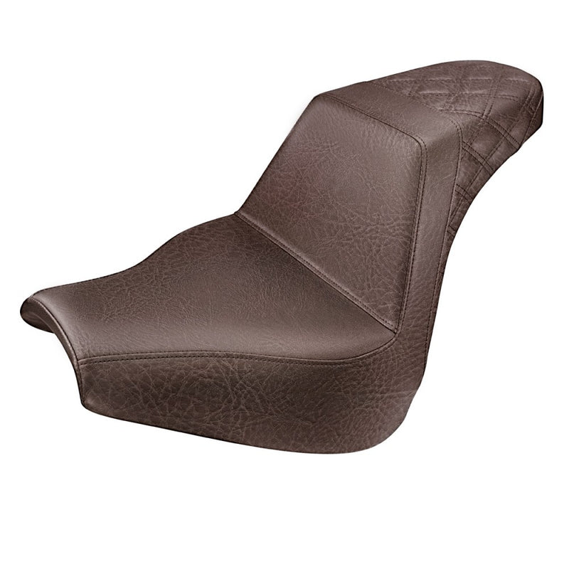 Saddlemen Step-Up Rear Lattice Stitch for Harley 18-22 Softail Breakout / Brown / Black  - Customhoj