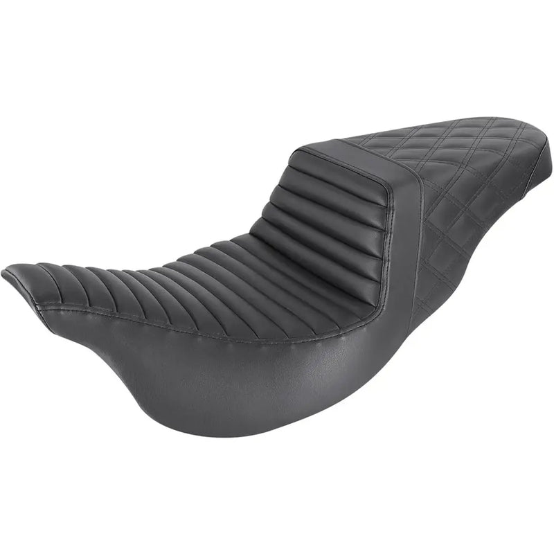 Saddlemen Step-Up Tuck-n-Roll / Lattice Stitch for Harley 08-25 Touring (excl. 23-25 CVO; 24-25 Road Glide / Street Glide) / Black  - Customhoj