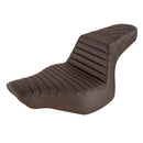 Saddlemen Step-Up Tuck-n-Roll / Lattice Stitch for Harley 13-17 Softail Breakout / Brown / Black  - Customhoj