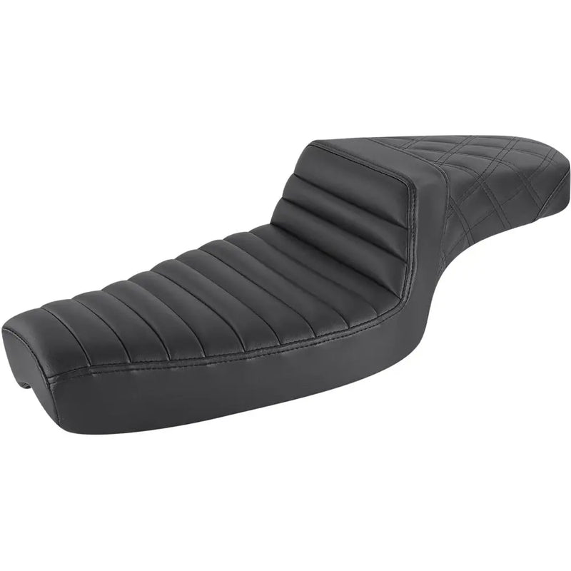 Saddlemen Step-Up Tuck-n-Roll / Lattice Stitch for Harley 79-03 XL Sportster / Black  - Customhoj