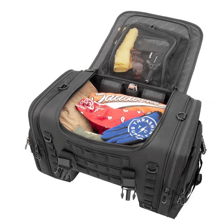 Saddlemen TS3200DE Deluxe Tactical Motorcycle Tunnel / Tail Bag  - Customhoj