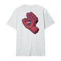 Santa Cruz Screaming Foam Hand T-Shirt Athletic Heather / S  - Customhoj