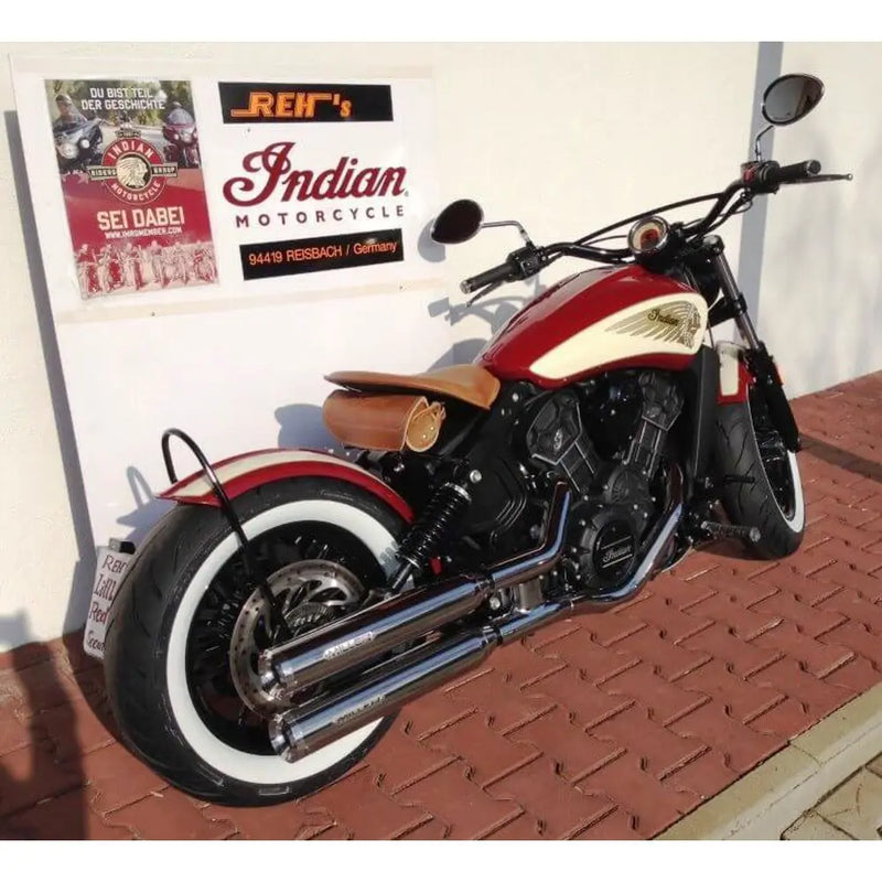 Miller Yuma Euro 3/4/5 Slip-On Geluiddempers voor Indian