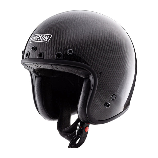 Simpson Chopper Open Motorcycle Helmet Carbon / S (55-56cm)  - Customhoj
