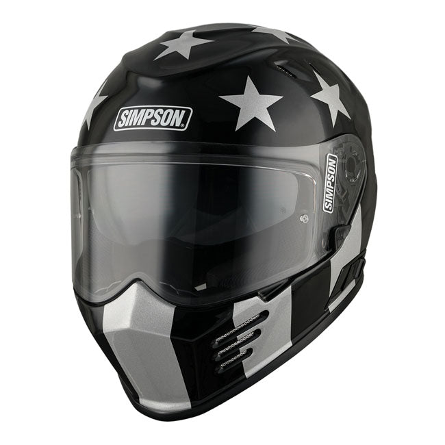 Simpson Venom Full Face Motorcycle Helmet Stingrae / XS (54cm)