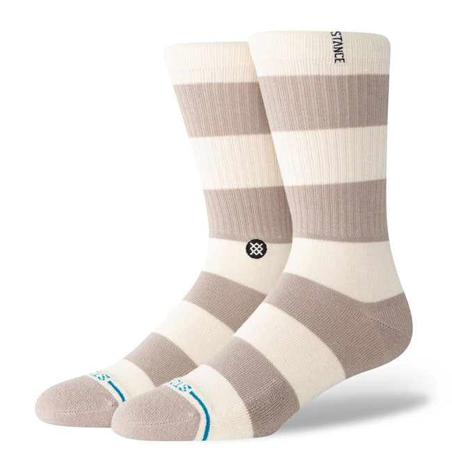 Stance Stacked Up Crew Socks Grey / 38-42  - Customhoj
