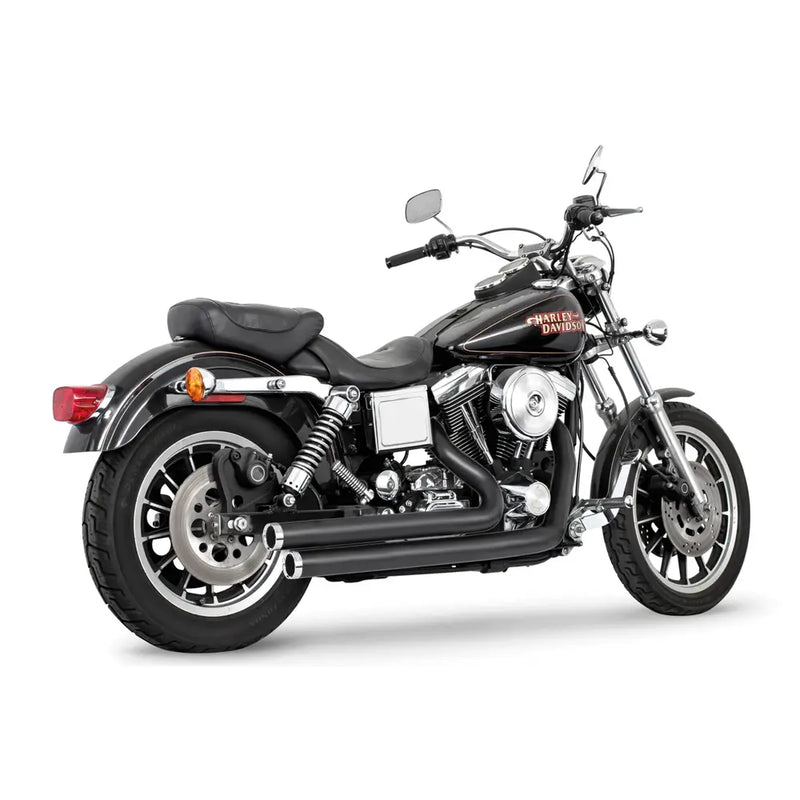 Freedom Performance Staggered dubbele uitlaat voor Harley