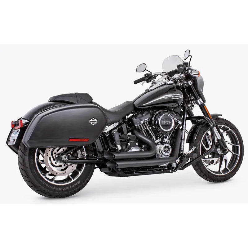 Freedom Performance Amendement Side Slash Uitlaat voor Harley