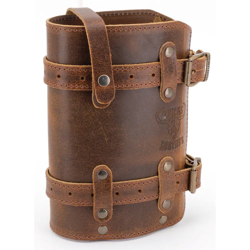 Texas Leather Fuel Friend Houder voor gasblik