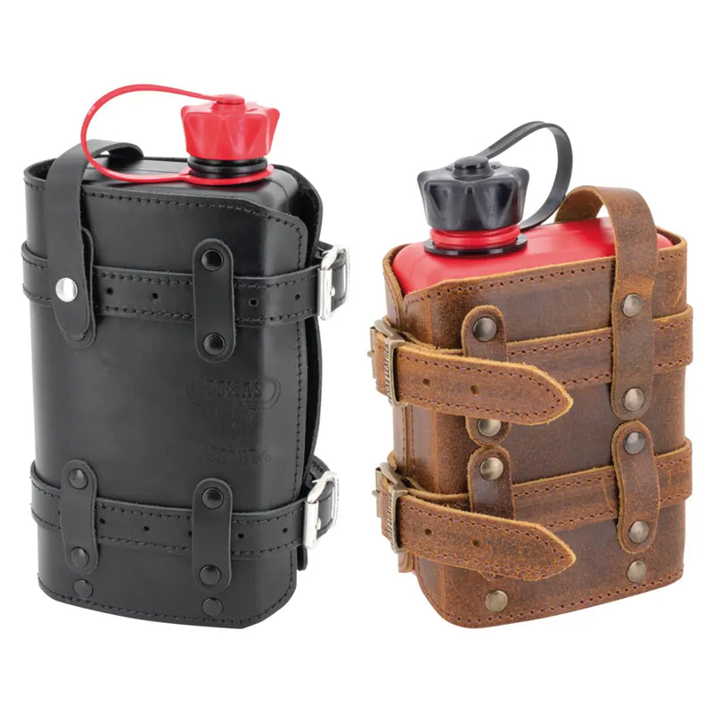Texas Leather Fuel Friend Houder voor gasblik