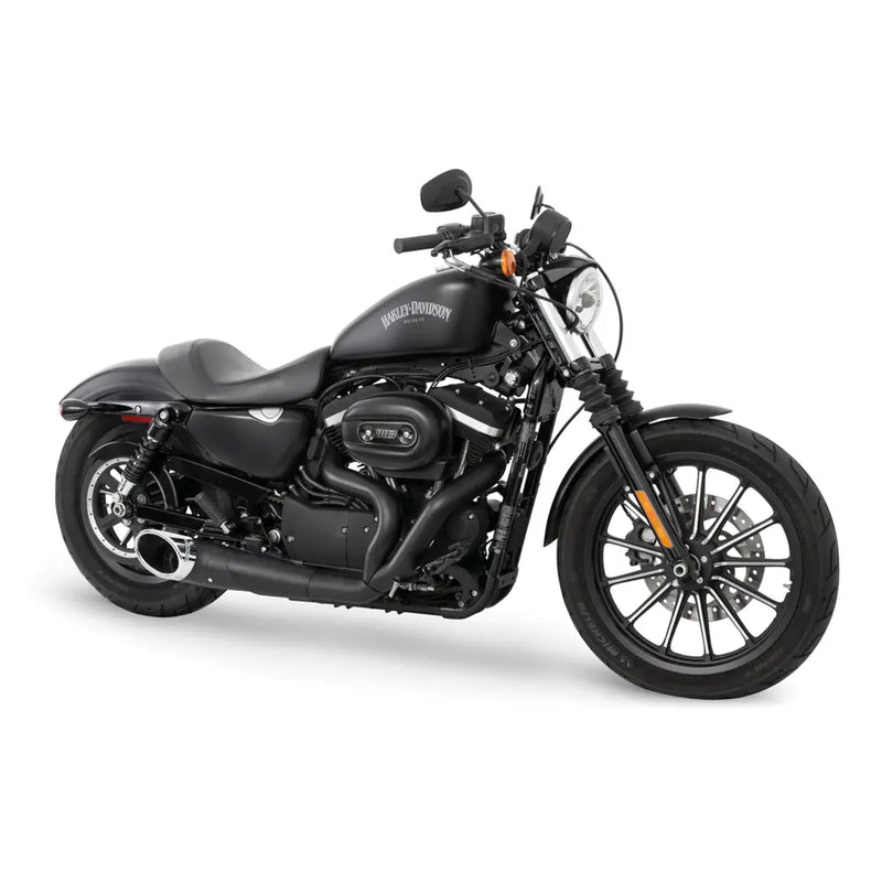 Freedom Performance Shorty Turn Out 2-into-1 Uitlaat voor Harley