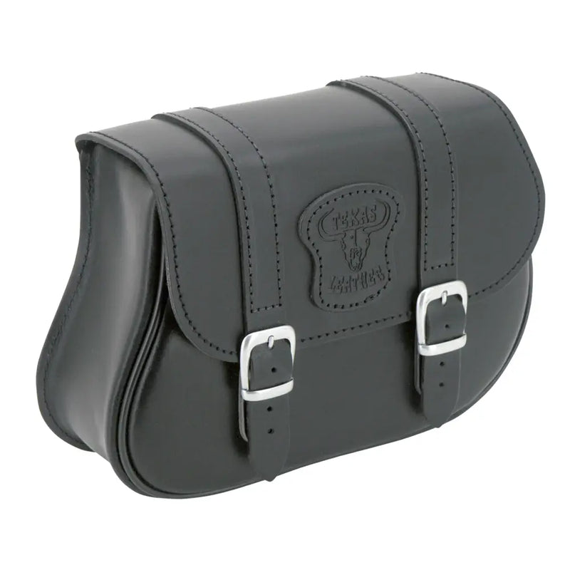 Texas Leather Zwarte frametas voor Harley
