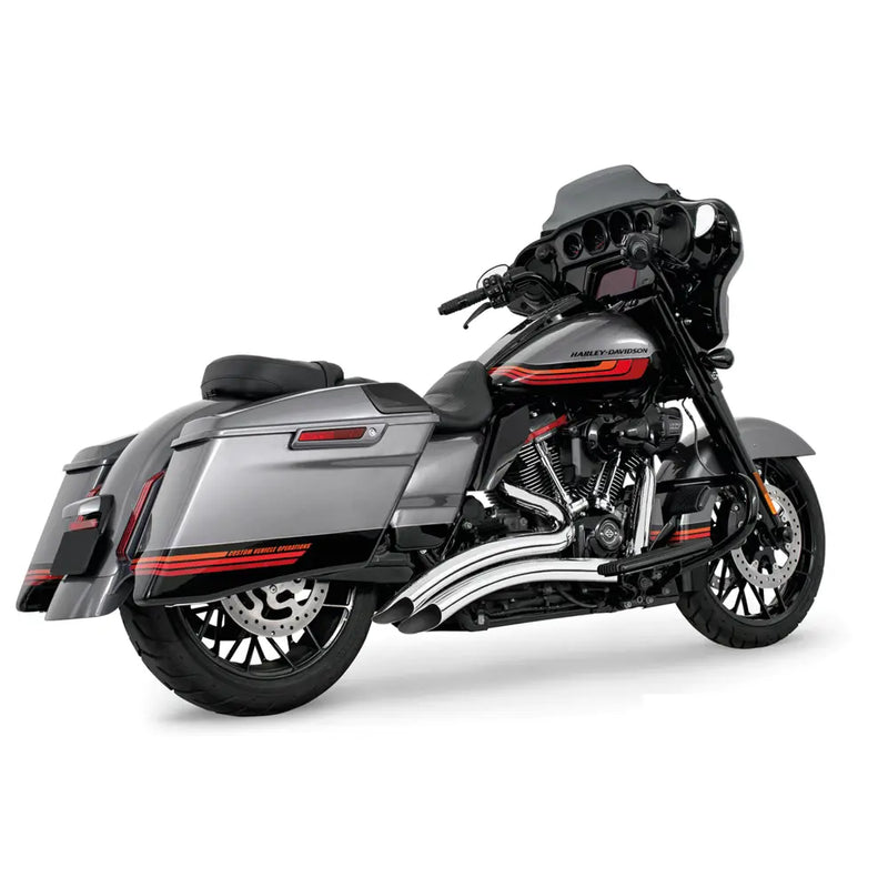 Freedom Performance Sharp Curve Radius Scallop Uitlaat voor Harley