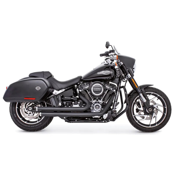 Freedom Performance Staggered dubbele uitlaat voor Harley