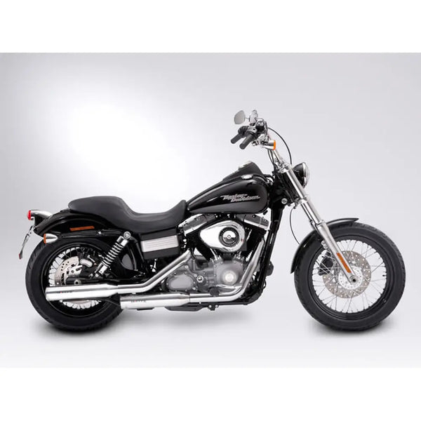 Miller Nebraska Euro 3/4 Slip-On Geluiddempers voor Harley