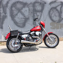 Thrashin Supply Essential 10L Throw-Over Motorcycle Saddlebag Set  - Customhoj