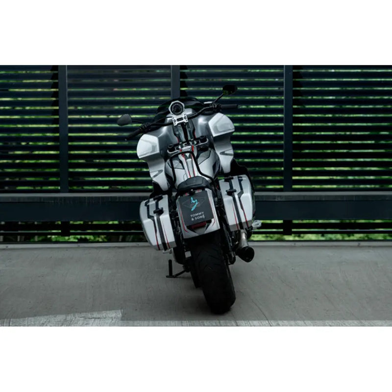 Tommy & Sons Inception Saddlebags for Harley  - Customhoj