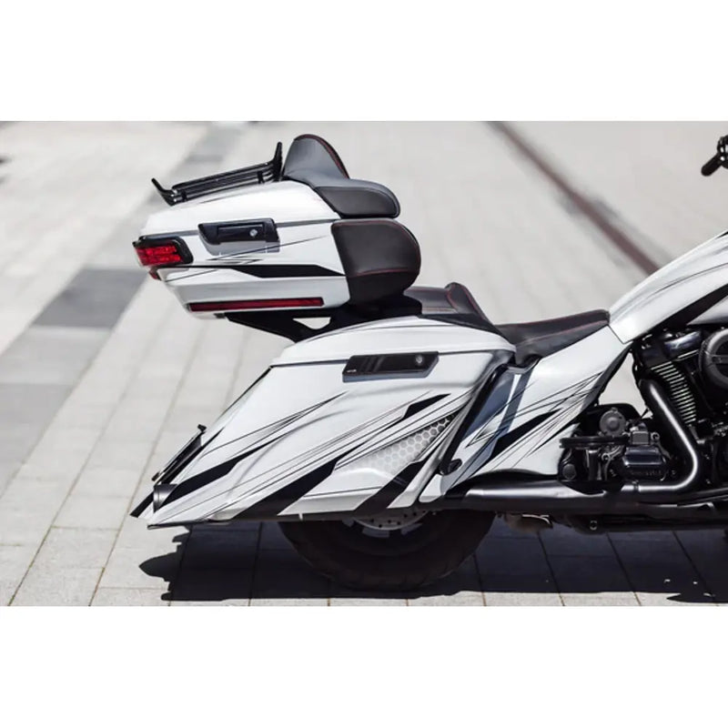 Tommy & Sons Magnus 7" Stretched Saddlebag Bodies for Harley  - Customhoj