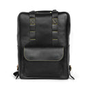 Trip Machine Eastwood Motorcycle Saddlebag / Backpack Black  - Customhoj