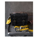 Trip Machine Vintage Leather Warrior Motorcycle Saddlebag  - Customhoj