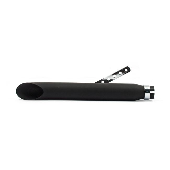 Turn Out Universal Motorcycle Slip-On Muffler Black / 20" (50.8 cm)