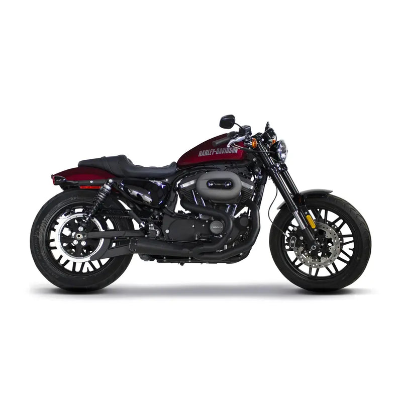 Two Brothers Racing Comp-S 2-into-1 Exhaust for Harley 14-22 XL Sportster / Black  - Customhoj