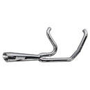 Two Brothers Racing Shorty Turnout 2-into-1 Exhaust for Harley 18-25 Softail Sport Glide / Low Rider ST / Heritage / Polished stainless steel  - Customhoj