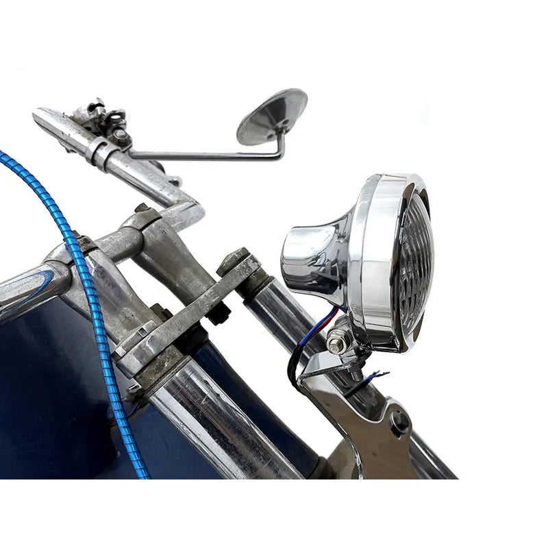 V-Twin MFG 5 1/8" Retro Aluminium Motorcycle Headlight  - Customhoj