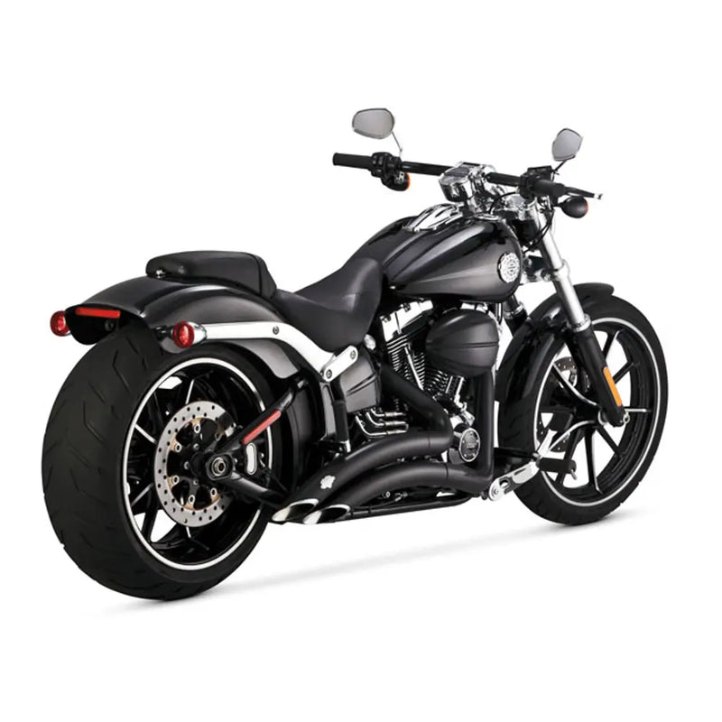 Vance & Hines Big Radius Exhaust for Harley 13-17 Softail FXSB Breakout / Black  - Customhoj