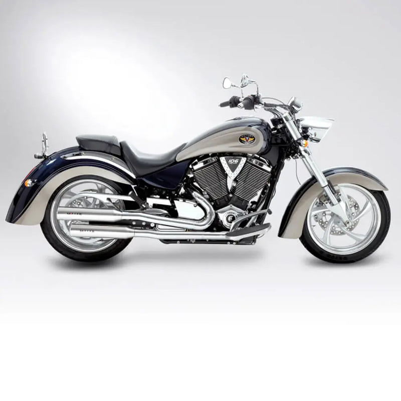 Miller California II Euro 3 Slip-On Geluiddempers voor Victory