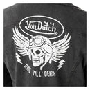 Von Dutch Black Denim Jacket  - Customhoj