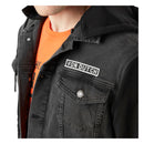 Von Dutch Black Denim Jacket  - Customhoj