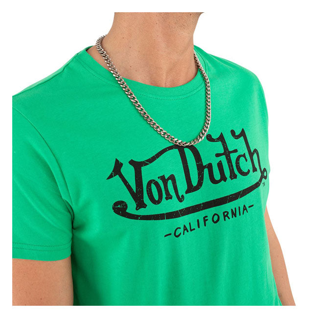 Von Dutch First Logo T-Shirt Green