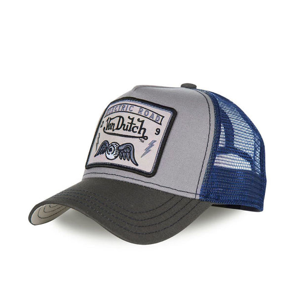 Von Dutch Heritage Cap Square Patch Blue