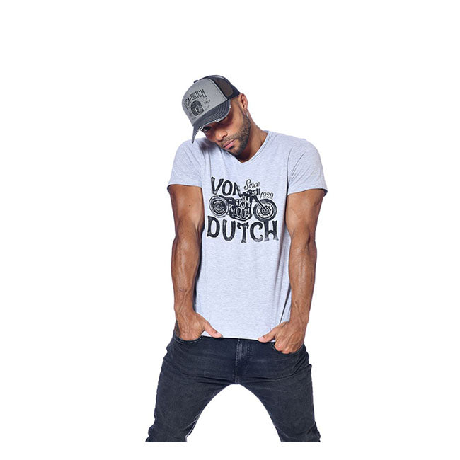 Von Dutch Motar T-Shirt Light Grey
