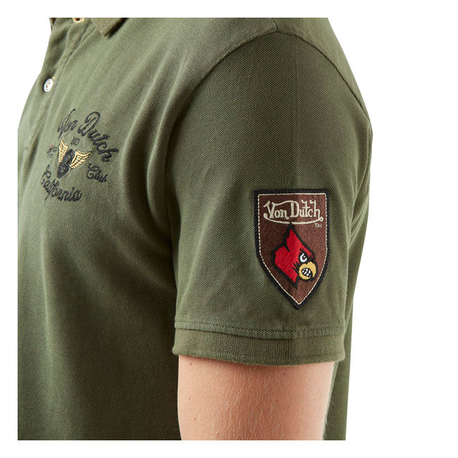 Von Dutch Polo T-Shirt Militaire