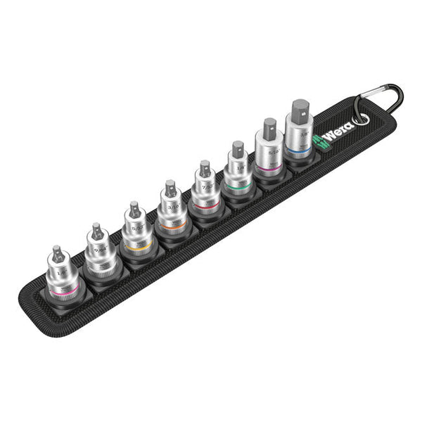 Wera Socket Set Wera Socket Belt with 3/8" Drive Hex Socket Bits US Sizes Customhoj