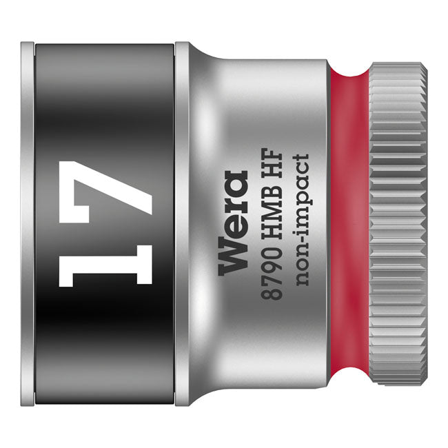 Wera Sockets 17mm Wera Zyklop 3/8" Socket with Holding Function Metric Sizes Customhoj