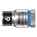 Wera Sockets 6mm Wera Zyklop 1/4" Socket with Holding Function Metric Sizes Customhoj