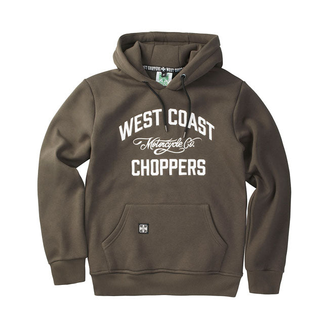 West Coast Choppers Hoodie Olive / S West Coast Choppers Motorcycle Co. Hoodie Customhoj