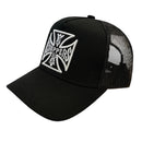 West Coast Choppers OG Cross Cap Black  - Customhoj