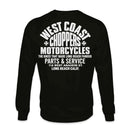 West Coast Choppers Parts Sweatshirt Black / S  - Customhoj