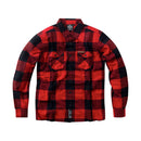 West Coast Choppers Rigid Flannel Shirt Red/Black / S  - Customhoj