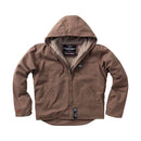 West Coast Choppers Sherpa Lined Canvas Work Jacket Brown / S  - Customhoj