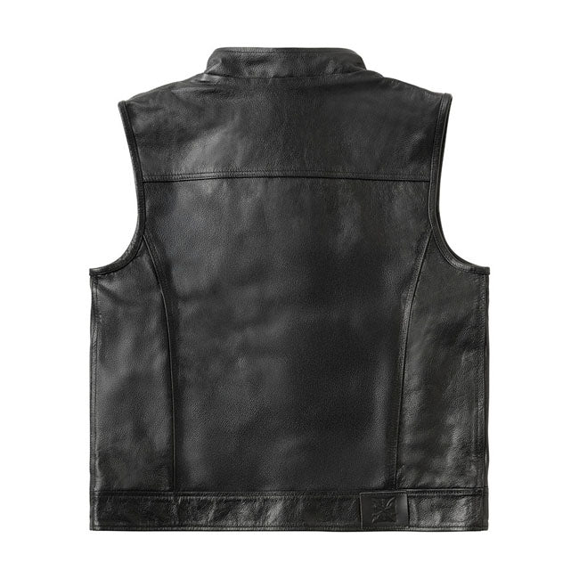 West Coast Choppers x 13 1/2 Dominator Leather Motorcycle Vest  - Customhoj