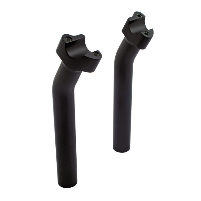 Wild1 Chubby Aluminium Pullback Handlebar Risers without Top Clamp Black / 9.5" (24.1cm)